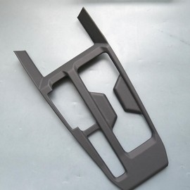 ZiWen Interior Trims Gear Shift Panel Center Console Cup Holder Cover Frame Accessories for Honda Accord 2023 2024 2025 (Black Leather)