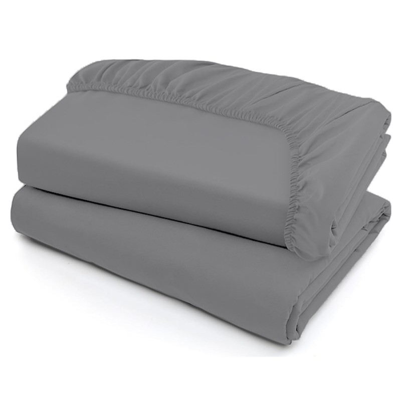 SSW HOMES Fitted Sheet Extra Deep 40cm, Brushed Microfiber Breathable