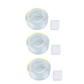 3PCS Collapsible Paint Brush Washer, Drawing Wash Brush Paint Cups for Painting Silicone Paint Brush Portable Paint Brush Cup Transparent Watercolor Cup Plastic Paint Brush for Artists Supplies(L)