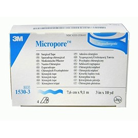 Micropore Surgical Tape White 3 Inches X 10 Yards - 4 Rolls