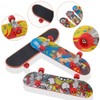 QINIFIFY Finger Skateboard, 5 Pieces Professional Mini Fingerboards Skatepark Toy