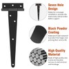 Shed Door Hinges, 8 Inch (200mm) Door Hinges, Heavy Duty