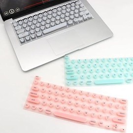 Keyboard Film for Nail Art , Protective Cover for Long Nails, Stylish Keyboard Skin for Artsy Typing, Silicone Raised Keyboard Protective Cover for Nail Art, Long Nails Keyboard Cover for Typing and Gaming ,Christmas Gift - Color: pink