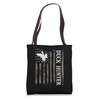 Duck Hunter American Flag Duck Hunting Lover Tote Bag
