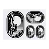 4 x 'Cliff Rock Climbing' Temporary Tattoos - Water Resistant,