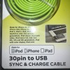 powerxcel charger 3ft Flat Cable , Tangle Free