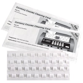 Royal Sovereign Currency Counter Cleaning Cards With Waffle Technology, 15 Cards Per Box (RBC-CLN)