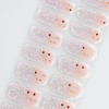 Semi Cured Gel Strips Nail Art Sticker Wrap Glitter