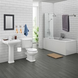 TocTen Bathroom Hardware Set, Thick Stainless Steel Bath Towel Bar Set Including Towel Rack for Bathroom+Toilet Paper Holder+3 Robe Towel Hooks Wall Mount Bathroom Accessory Set(16IN,Brushed Nickel)