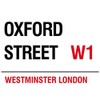 Oxford Street WE1 London Street Sign - Steel, 20 x