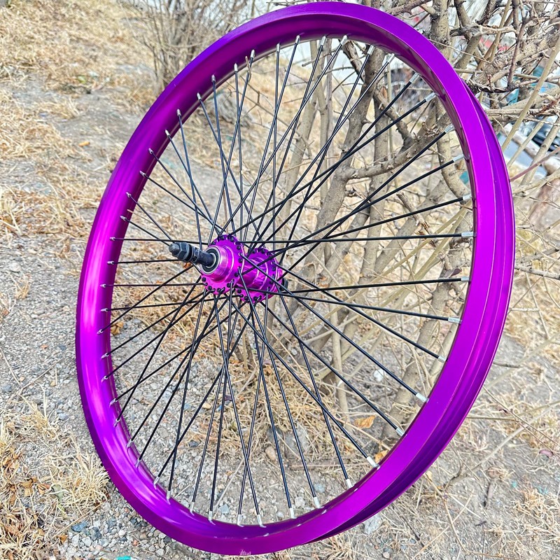 26" Heavy Duty Bike Rear Rim 12 Gauge, 48 Spokes