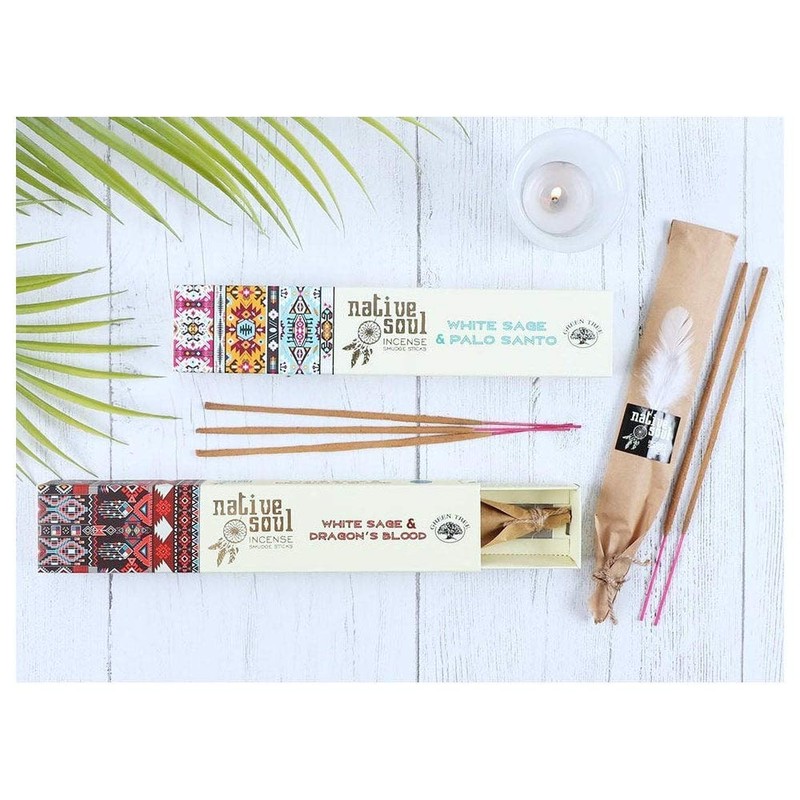 Green Tree Native Soul White Sage & Palo Santo Incense