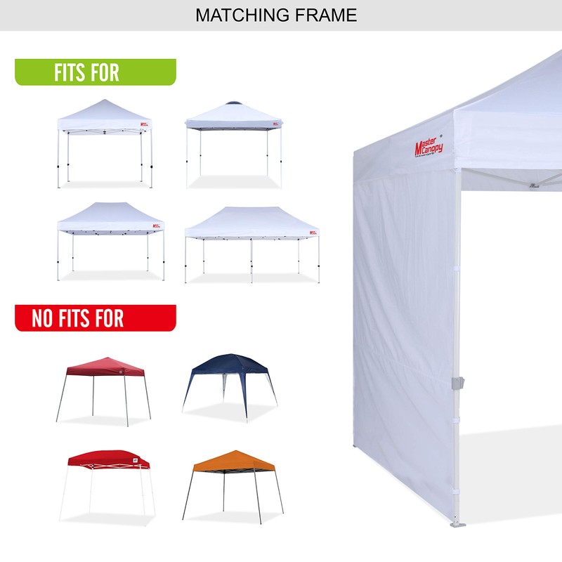 MASTERCANOPY Pop-up Canopy Sidewall Kit, 3 Sidewalls & 1 Doorwall