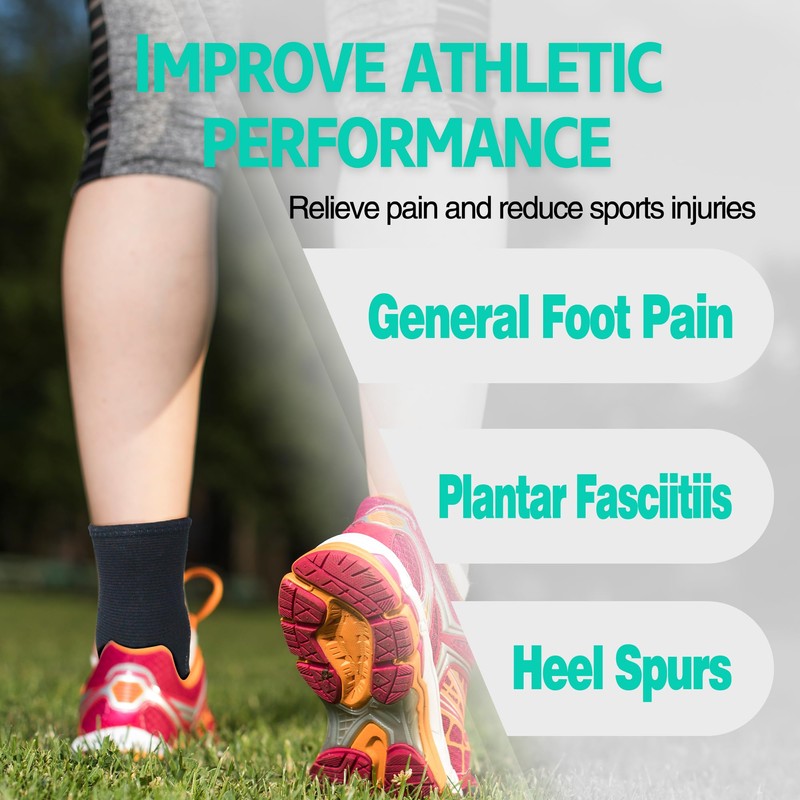 CYCLXY Ankle Brace and Compression Sleeves (Gray, Small)