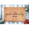 Good Vibes Only Doormat | Welcome Mat | Vibing Door