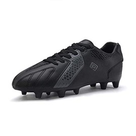 DREAM PAIRS Boys Hz19006k Soccer Football Cleats Shoes Black Dark Grey Size 10 M US Toddler