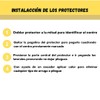 JJ LMS Transparent Padel Racket Protectors with Padel Sticker -