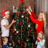 DERAYEE 6 PCS Christmas Glitter Candy Cane Plastic Candy Cane