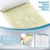 10 Pack 5.5" x 8.5" Equipment Safety Inspection Report Detailed