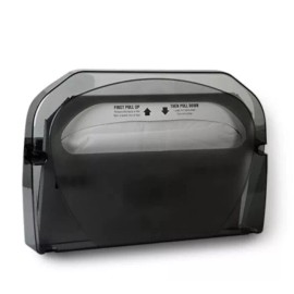 Wausau Paper/Tork Toilet Seat Cover Dispenser Silhouette 1951001 Black Translcnt