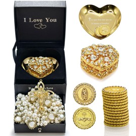 FANYX Wedding Set, Arras Para Boda Catolica and Lazo Para Boda Catolica, Wedding Arras Coins and Lasso for Ceremony Catholic Gift.