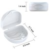 Orthodontic Mouthguard Case Dental Retainer Case-White