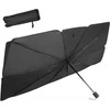 Parasol para Parabrisas de Coche Dokpav Plegable 145x79cm con Protección