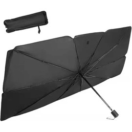 Parasol para Parabrisas de Coche Dokpav Plegable 145x79cm con Protección UV