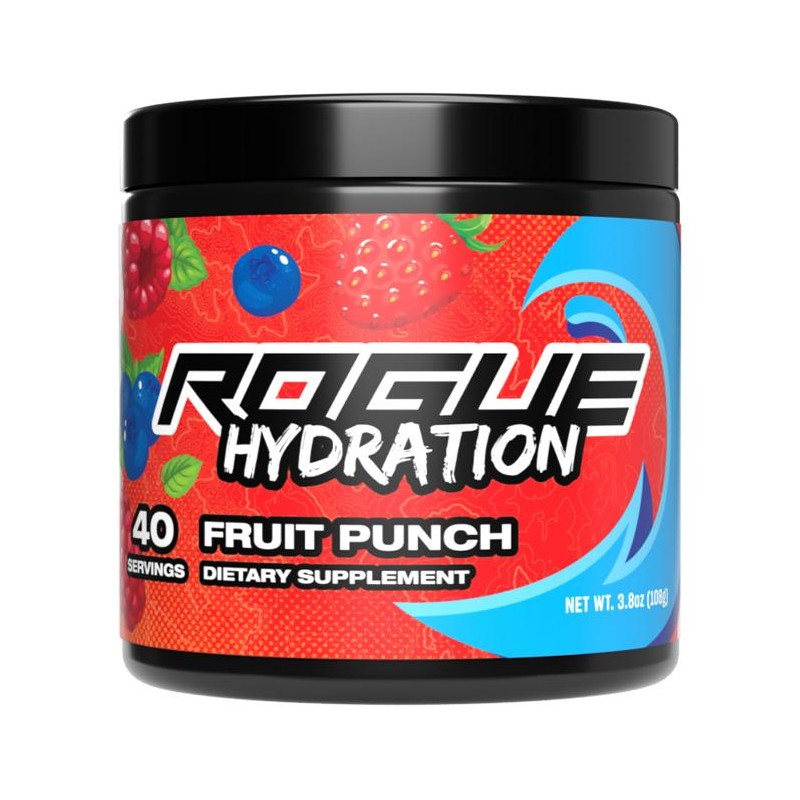 Rogue Hydration Sugar-Free Electrolyte Powder Drink Mix Tub - 40