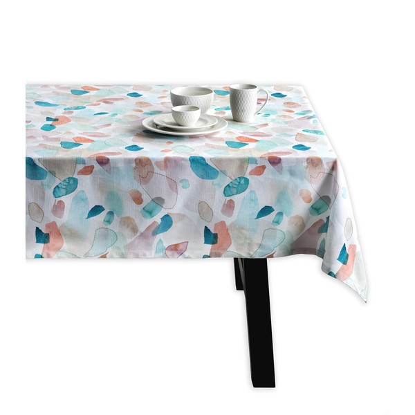 Maison d' Hermine Tablecloth 100% Cotton Table Cover Decorative Washable Rectangle Tablecloths for Gifts, Kitchen, Dining, Buffet Parties & Camping, Summer Picnic - Spring/Summer(60"x120")