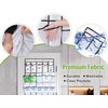 MISSLO 35 Clear Large Pockets Over The Door Shoe Organizer