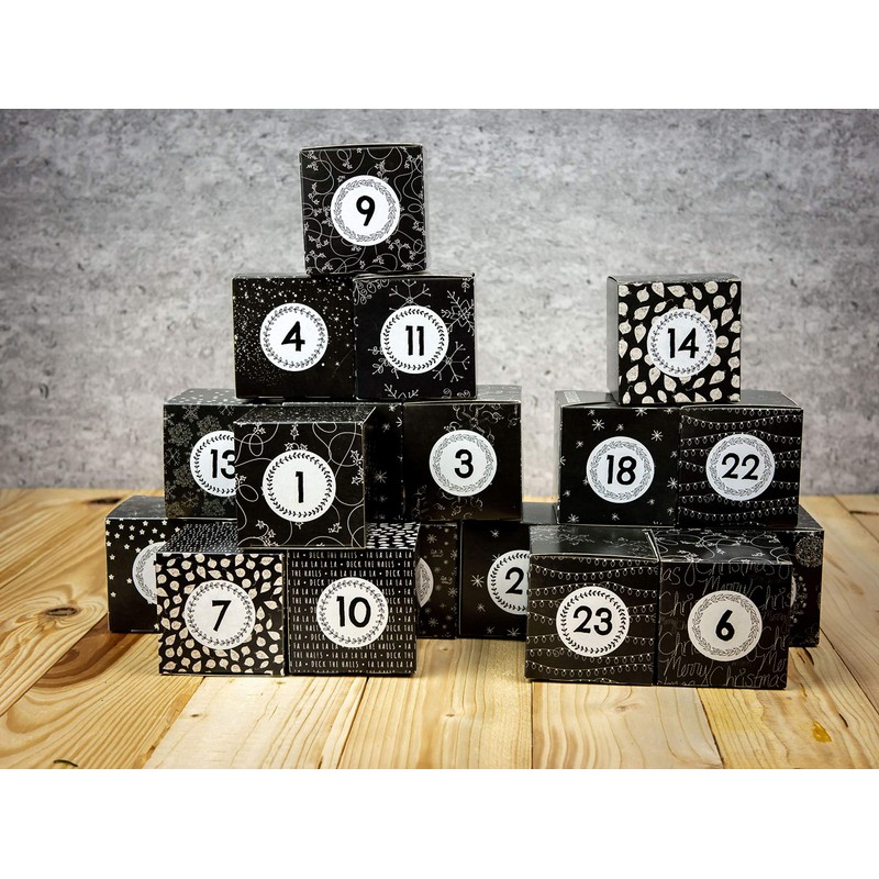 Paper Dragon DIY Advent Calendar Box Set – Black /