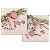 Red and White Lollipop Christmas Decorations Small Combinations Red and