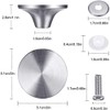 jingfei 4 Sets Dutch Oven Knob Stainless Steel Replacement Knob