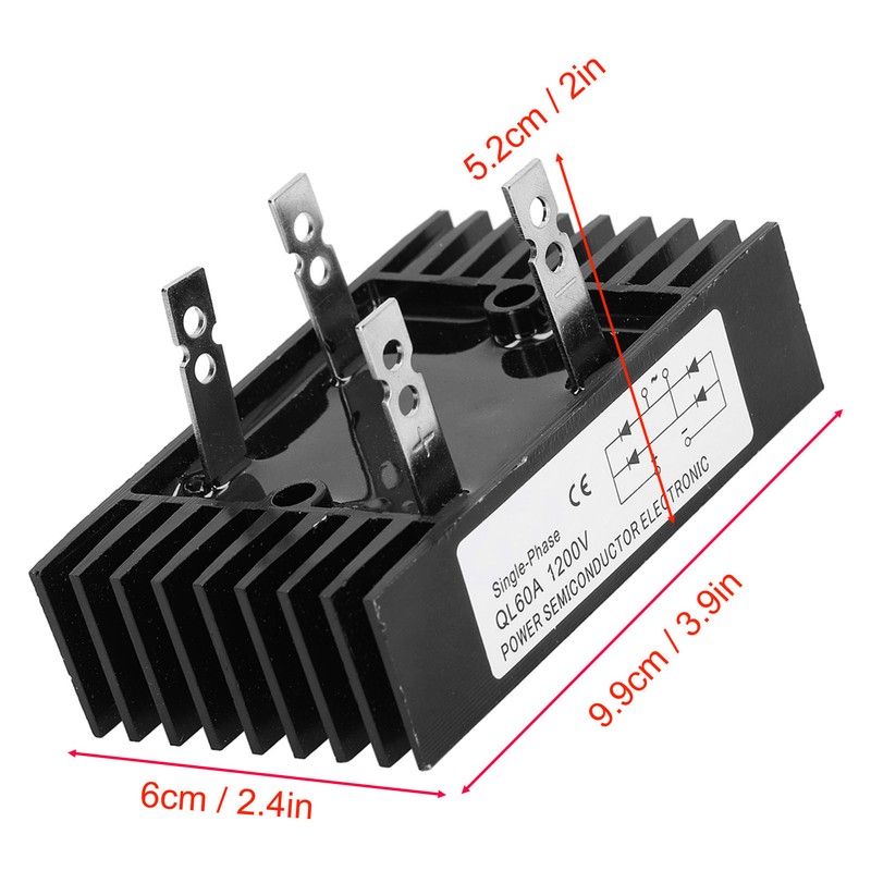 3 Phase Diode Rectifier High Power Bridge Rectifier Module for