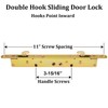 Multi-Point Mortise Lock for Sliding Patio Glass Door, Dual Point
