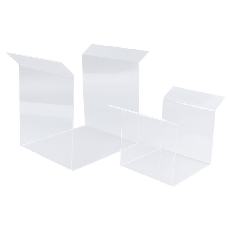 2Pcs Zip Lock Bag Holder Acrylic Food Storage Bag Stand