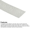 uxcell PVC Edge Banding, 3/4 Inch x 25ft, Pre-Glued, Gray