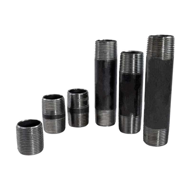 Supply Giant 1200NPBA Malleable Black Pipe Assortment Kit, 60 Pipes