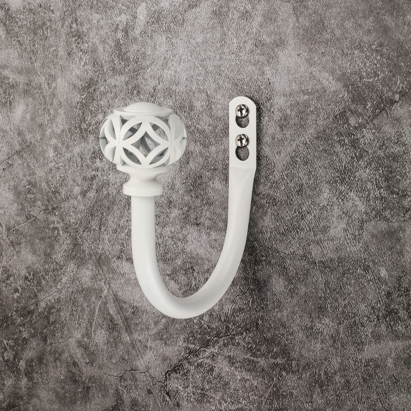 BSTKEY Set of 2 Coin Lantern Curtain Hooks Drapery Holdbacks,