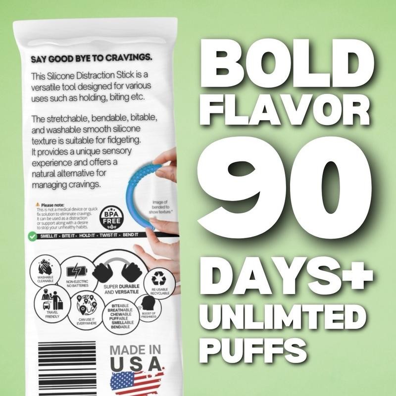 Chew Breather Craving Relief to Help Stop Smoking/Vaping with Essential