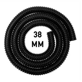 5m Corrugated Pipe 1.5" (38mm) - Flexible Ribbed Hose for Outdoor & Indoor Water Systems