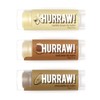 Hurraw! Vanilla Bean, Root Beer, Chocolate Lip Balms, 3 Pack Bundle: Organic, Certified Vegan, Cruelty and Gluten Free. Non-GMO, 100% Natural Ingredients. Bee, Shea, Soy and Palm Free. Made in USA