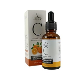Serúm Faciales de Vitamina C con Acido Hialurónico, Hidratante, 30ml.