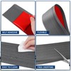 Heonay Flexible Baseboard Molding Trim 4 Inch Self-Adhesive Vinyl Wall