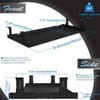 FRMSAET Under Desk Keyboard Tray Heavy-Duty All-Metal Material 20/24/30 inches