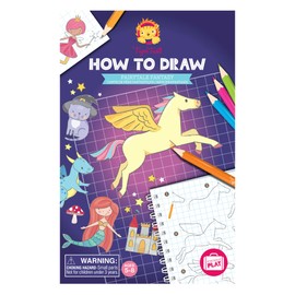 Tiger Tribe: How to Draw - Fairytale Fantasy - Creative Artistic Set, Step-by-Step Guide, Color Pencils, Art Sketch Pad, Store Inside Case, Kid Age 5+