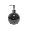 Douceur d'Intérieur SOAP Dispenser, Ceramic, Black, (0) 9.7 x 16
