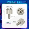 sourcing map 10 Pcs Computer Case Thumb Screws, M3x6 Thread