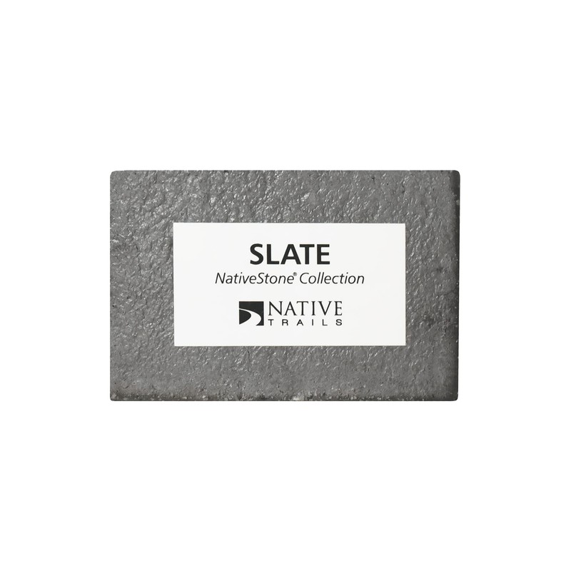 NativeStone Finish Sample Chip, 3" x 2" (Slate)